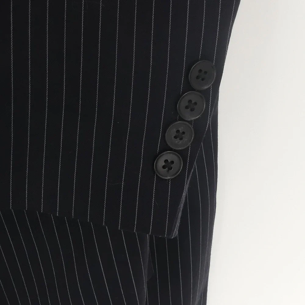 Jack Victor 2-Piece Wool Suit Dark Blue Stripe 41L‎ 35x31